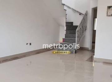 sala · Cobertura com 3 dormitórios à venda, 107 m² por R$ 680.000,00 - Campestre - Santo André/SP
