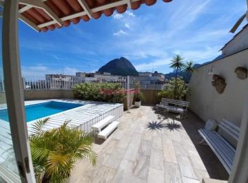 1 - Terraço e piscina quadrada · Cobertura a venda na Gávea Manoel Ferreira frente infraestrutura 2 vagas 245m2 R$4.180.000,00.