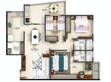 Apartamento · 72m² · 2 Quartos · 2 Vagas · Apartamento em Rua Sebastiana Arantes Fonseca - Santa Mônica - Uberlândia/MG
