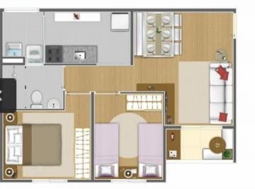 Apartamento de 2 quartos, Vargem Grande Paulista · Apartamento em José Manoel de Oliveira - Capela de São Pedro - Vargem Grande Paulista/SP