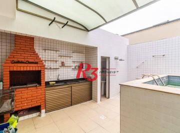 96fdcc1957f87021f69832fd8faf99aca27d28f3 · Casa com 3 dormitórios para alugar, 150 m² por R$ 9.800,00 - Embaré - Santos/SP