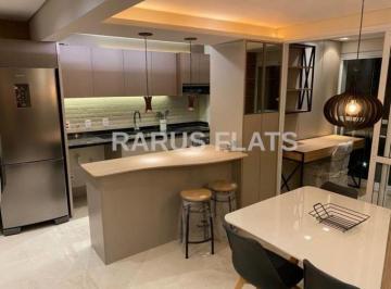 Apartamento · 78m² · 2 Quartos · 2 Vagas · Rarus Flats - Flat para locação - Edifício Brookfield Home Design