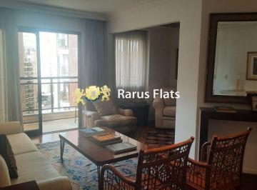 Apartamento · 120m² · 3 Quartos · 2 Vagas · Flat com 3 dormitórios para alugar em Moema - The Sutton House