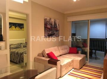 Apartamento · 47m² · 1 Quarto · 1 Vaga · Flat para locação no Brooklin - Edifício Mandarim - Cód. LBN07331