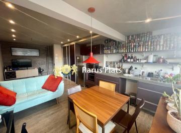 Apartamento · 57m² · 2 Quartos · 1 Vaga · Rarus Flats - Flat para locação - Edifício Espaço Alpha