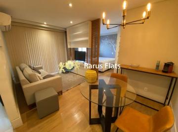 Apartamento · 49m² · 1 Quarto · 1 Vaga · Flat para locação no Brooklin - Edifício Mandarim