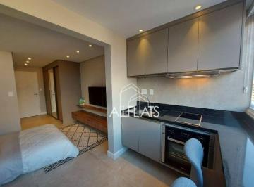 Cozinha integrada com o quarto · Apartamento com 1 quarto para alugar, 25 m² - Pinheiros - São Paulo/SP