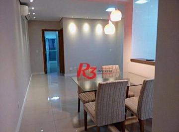 1374ff00069525df6341bb0a9db8e54823421a90 · Apartamento com 2 dormitórios para alugar, 85 m² por R$ 6.200,00/mês - Gonzaga - Santos/SP