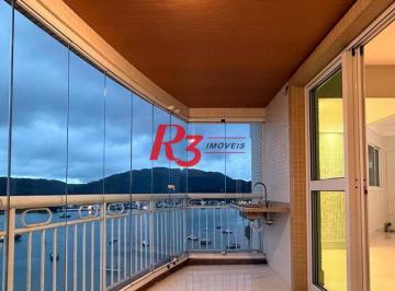 13d6d553ea1fb11d1c9a1ea4dcff1b1ad263d18f · Apartamento com 3 dormitórios para alugar, 199 m² - Ponta da Praia - Santos/SP