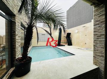 389bf3021e949a41e7c2fdd7c6e2c4df57bd9367 · Cobertura à venda, 356 m² por R$ 2.560.000,00 - Boqueirão - Santos/SP