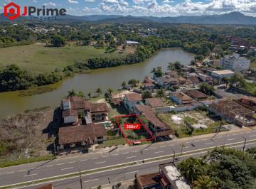 Foto 01 · Terreno plano de 360 m² em área comercial à venda na Enseada Azul. Sol da manhã, frente para Av. Mea