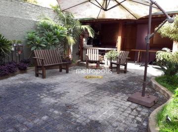 Quintal/Edícula com churrasqueira · Sobrado com 3 dormitórios à venda, 260 m² por R$ 1.190.000,00 - Jardim Paraíso - Santo André/SP