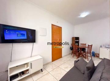 sala · Apartamento com 2 dormitórios à venda, 60 m² por R$ 481.000,00 - Nova Gerti - São Caetano do Sul/SP