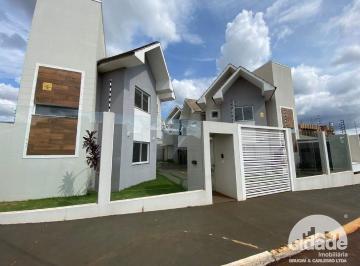 Fachada · Sobrado Residencial em Cascavel (Bairro Canadá) – 2 Quartos, 1 Suíte, Frente, Financia