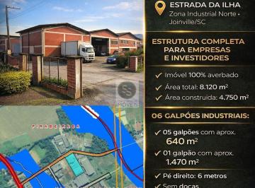 Comercial · 4743m² · Pavilhão/Galpão à venda no bairro Pirabeiraba (Pirabeiraba) - Joinville/SC