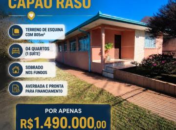 Casa de 4 quartos, Curitiba · Casa 04 quartos(Suíte) Terreno de esquina com 805m² - Capão Raso - Curitiba-Pr