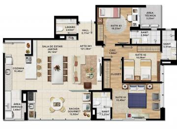 Apartamento 122m² Venda Renato Gonçalves · Apartamento em Rua Voluntários da Pátria - Renato Gonçalves - Barreiras/BA