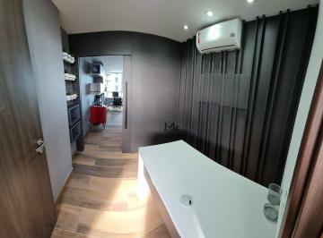 Recepção · Sala comercial para locação (Mobiliada e Decorada) no Altiplex, com vista mar.