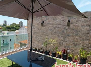 Foto 01 · Cobertura sem condomínio para venda no Valparaíso  em Santo André, com 2 amplos dormitórios, uma suí