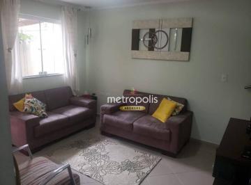 Sala de Estar · Sobrado com 3 dormitórios à venda, 74 m² por R$ 695.000,00 - Campestre - Santo André/SP