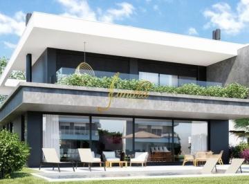 Casa · 444m² · 5 Quartos · 2 Vagas · Sobrado contemporâneo no condomínio Sense