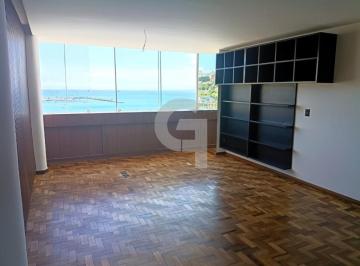 Foto 01 · Conjunto de 5 salas com 284m² e garagens no Comércio em andar alto e com vista mar.