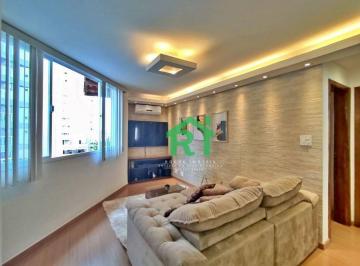 Sala · Apartamento Reformado, 2 Dormitórios, 1 Vaga, Jardim Astúrias, Guarujá/SP