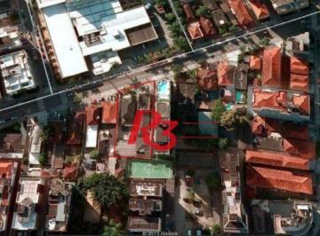 a485e2a235026b8fc45a6ffad8f9633d29f522ad · Terreno à venda, 1364 m² por R$ 13.649.000,00 - José Menino - Santos/SP