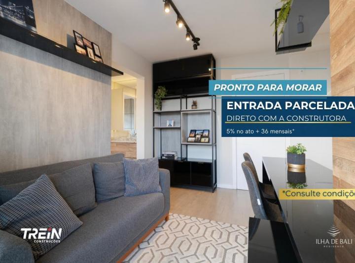 Imóvel novo vertical , Curitiba · Ed. Ilha de Bali no Alto da XV | APTOS PRONTOS Studios, 1 e 2 Quartos | Garden
