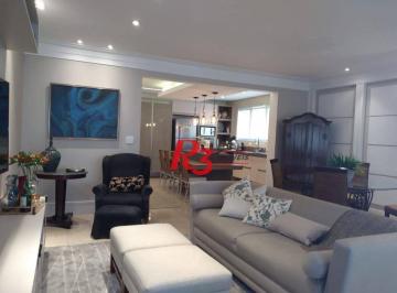 cd253138c21158109591290712b1129b5085777b · Apartamento com 3 dormitórios à venda, 160 m² - Gonzaga - Santos/SP