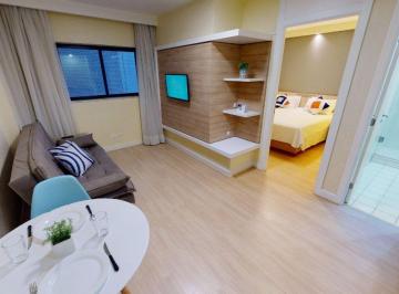 Apartamento de 1 quarto, Curitiba · Apartamento Mobiliado 1 Dormitório para Aluguel por Período Flexível
