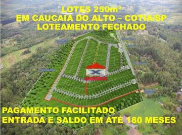 a7269d3c868f9c4ea8c40204138cc6136079759b · Terreno à venda, 250 m² por R$ 165.000,00 - Caucaia do Alto - Cotia/SP