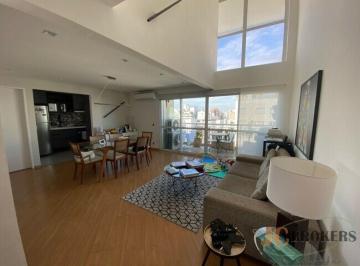 Apartamento · 113m² · 2 Quartos · 1 Vaga · Apartamento duplex com 113 m² de área útil, 2 dormitórios sendo 1 suíte, 1 Vaga