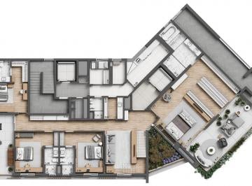 Apartamento de 4 quartos, São Paulo · Cobertura 663m² Penthouse pronto / Ed. Arte Concreta Jardins