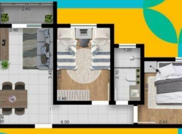 Apartamento · 49m² · 2 Quartos · 1 Vaga · Apartamento Padrão - Vila Aeroporto Sorocaba