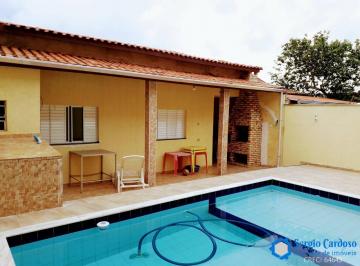Casa · 135m² · 3 Quartos · 2 Vagas · CASA 3 QUARTOS SUÍTE  PISCINA TERRENO INTEIRO  LADO PRAIA ITANHAEM SP