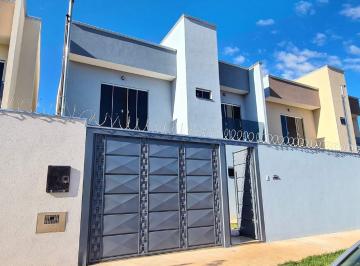 fachada moderna · Sobrado à venda, 4 quartos, Parque Residencial Rita Vieira - Campo Grande/MS