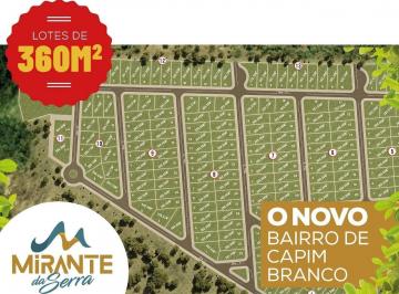 Terreno · 360m² · Lote à venda, Mirante da Serra - Capim Branco/MG