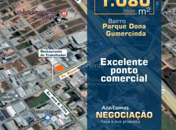 Terreno · 1080m² · Área à venda, Parque D. Gumercinda Martins - Nova Serrana/MG