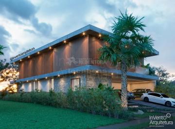 Casa · 573m² · 6 Quartos · Quinta do Golf - Casa de alto padrão de 6 dormitórios, fundo p/ campo Golf .