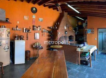 churrasqueira · Casa com 3 dormitórios à venda, 180 m² por R$ 725.000,00 - Vila Camilópolis - Santo André/SP