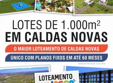 Terreno · 1000m² · Lotes Parcelados Lagoa Golden Park com 1.000 Metros