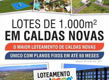 Terreno · 1000m² · Lotes Parcelados Lagoa Golden Park com 1.000 Metros