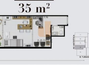 Comercial · 35m² · 1 Vaga · Conjunto Comercial com 1 Sala 1 Vaga em Água Branca