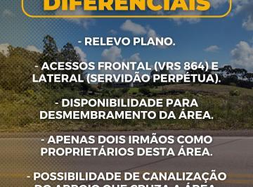 Terreno · 10000m² · À 1,5 km da RS 122
