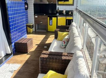 Apartamento de 3 quartos, Praia Grande · Apartamento 3 Dormitórios Vista Mar Sacada Gourmet 2 Vagas