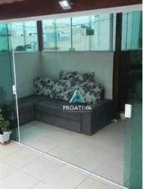0f526ed09657323a54eba5733c13387e0fa09f52 · Cobertura à venda, 106 m² por R$ 580.000,01 - Vila Curuçá - Santo André/SP