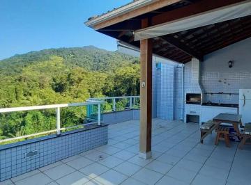 Apartamento · 130m² · 3 Quartos · 3 Vagas · Cobertura em  Dona Henriqueta Gomes - Praia Grande - Ubatuba/SP