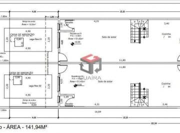 Casa · 160m² · 3 Quartos · 2 Vagas · Sobrado à venda 3 quartos 3 suítes 2 vagas Scarpelli - Santo André - SP