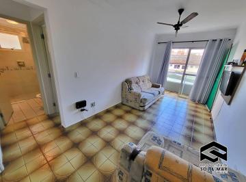 Apartamento · 45m² · 1 Quarto · 1 Vaga · AMPLO 01 DORMITÓRIO, COM SACADA LADO PRAIA!